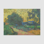 Vincent van Gogh - Landscape at Twilight Tissue Paper<br><div class="desc">Landscape at Twilight - Vincent van Gogh,  Oil on Canvas,  1890 in Auvers-sur-Oise</div>