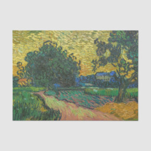 Vincent van Gogh - Landscape at Twilight Tissue Paper
