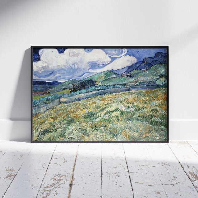 Vincent Van Gogh, Landscape from Saint-Remy Wall Decal (Creator Uploaded)
