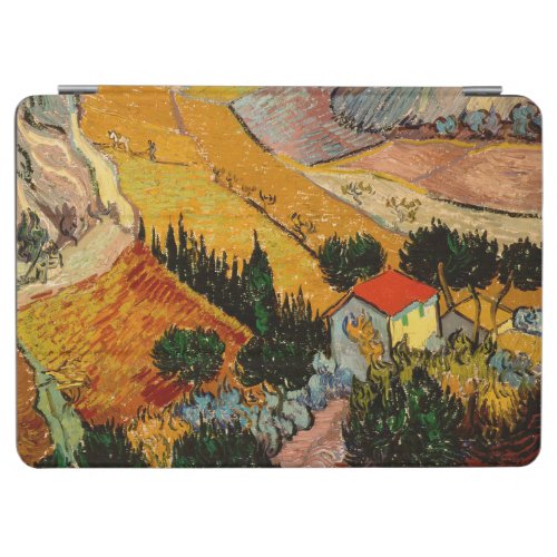 Vincent van Gogh _ Landscape House and Ploughman iPad Air Cover