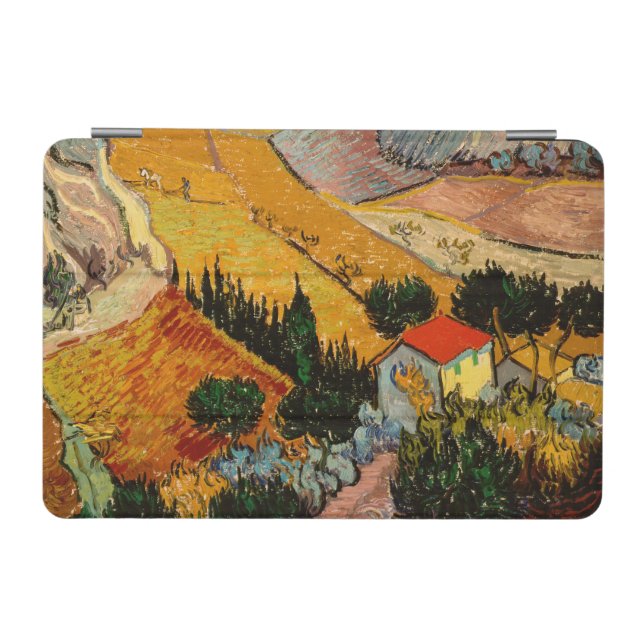 Vincent van Gogh - Landscape, House and Ploughman iPad Mini Cover (Horizontal)
