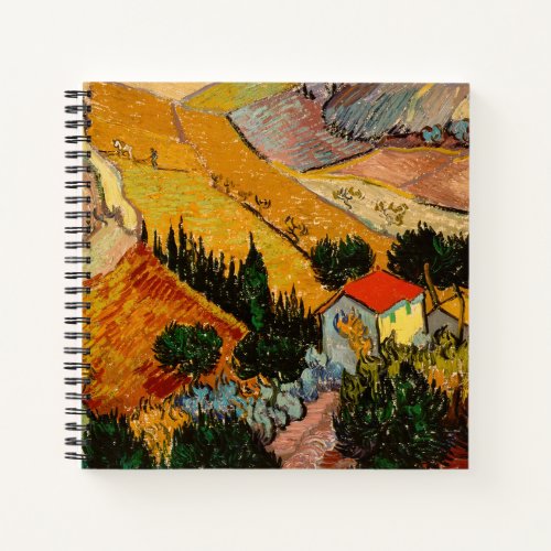 Vincent van Gogh _ Landscape House and Ploughman Notebook