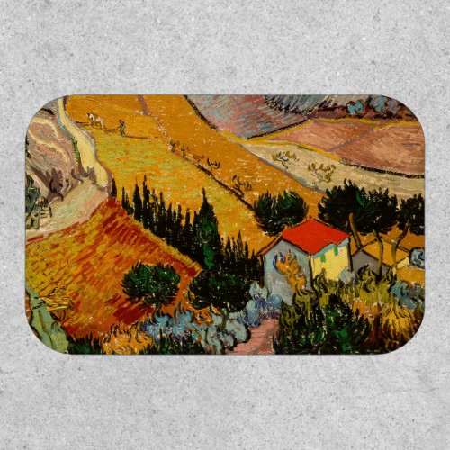Vincent van Gogh _ Landscape House and Ploughman Patch
