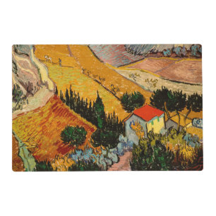 Vincent van Gogh - Landscape, House and Ploughman Placemat