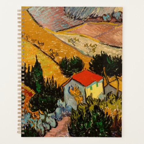 Vincent van Gogh _ Landscape House and Ploughman Planner