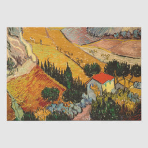 Vincent van Gogh - Landscape, House and Ploughman Tissue Paper