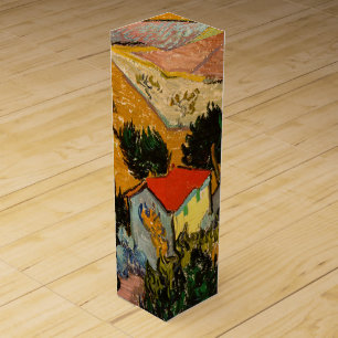 Vincent van Gogh - Landscape, House and Ploughman Wine Box