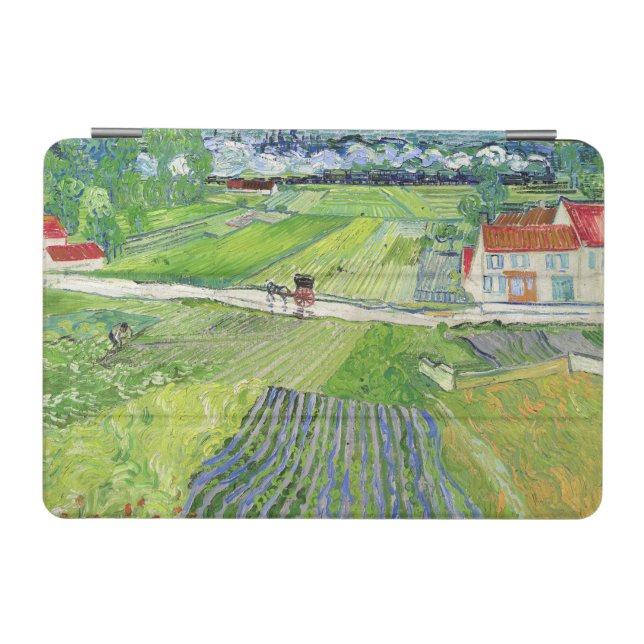 Vincent van Gogh - Landscape with Carriage & Train iPad Mini Cover (Horizontal)