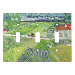 Vincent van Gogh - Landscape with Carriage &amp; Train Light Switch Cover
