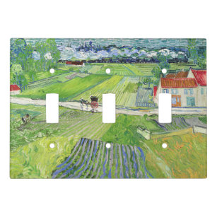 Vincent van Gogh - Landscape with Carriage & Train Light Switch Cover