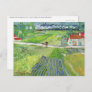 Vincent van Gogh - Landscape with Carriage & Train Postcard