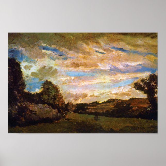 Vincent Van Gogh - Landscape with Dunes Fine Art Poster (Front)