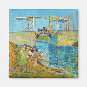 Vincent van Gogh - Langlois Bridge at Arles #1 Magnet