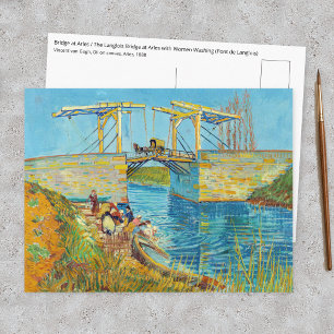 Vincent van Gogh - Langlois Bridge at Arles #1 Postcard