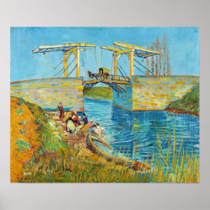 Vincent van Gogh - Langlois Bridge at Arles #1 Poster