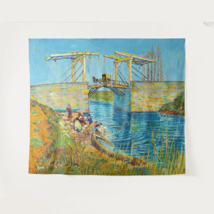 Vincent van Gogh - Langlois Bridge at Arles #1 Tapestry