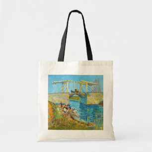 Vincent van Gogh - Langlois Bridge at Arles #1 Tote Bag