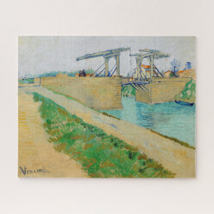 Vincent van Gogh - Langlois Bridge at Arles #2 Jigsaw Puzzle