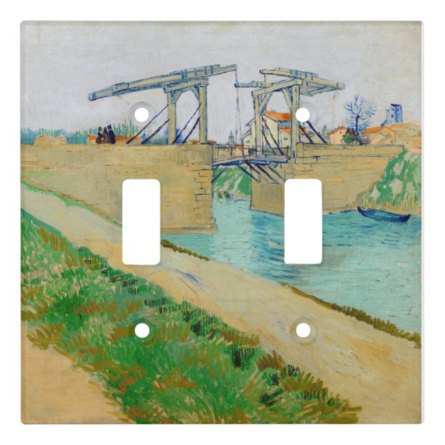 Vincent van Gogh - Langlois Bridge at Arles #2 Light Switch Cover (Front)