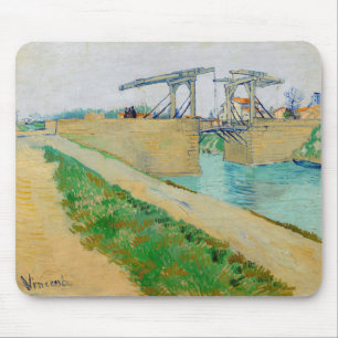Vincent van Gogh - Langlois Bridge at Arles #2 Mouse Pad