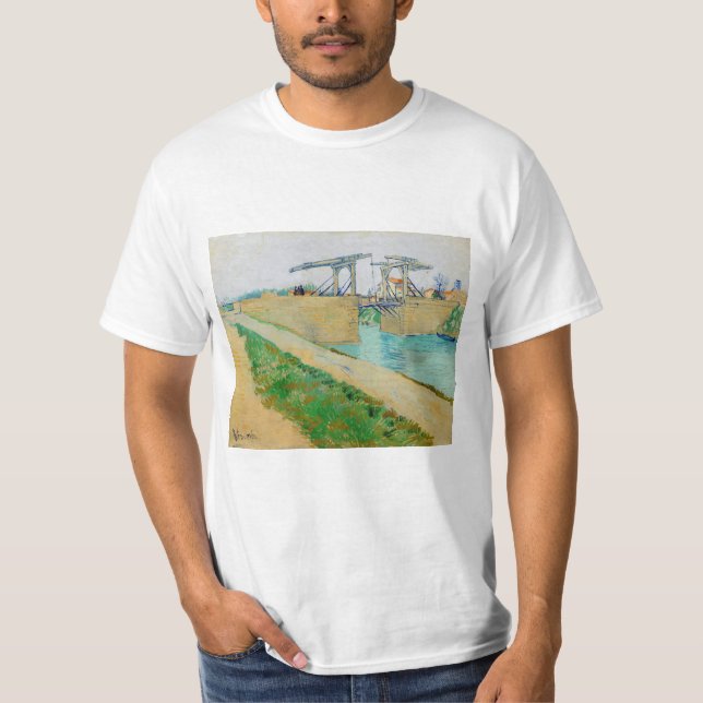 Vincent van Gogh - Langlois Bridge at Arles #2 T-Shirt (Front)