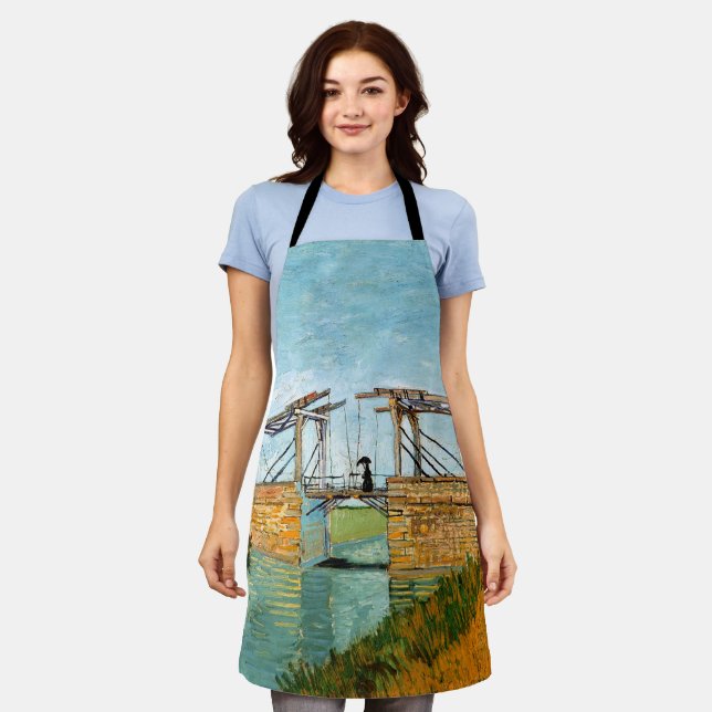 Vincent van Gogh - Langlois Bridge at Arles #3 Apron (Worn)