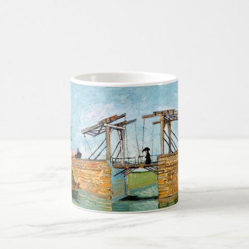 Vincent van Gogh _ Langlois Bridge at Arles 3 Coffee Mug