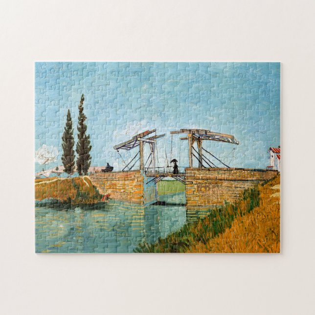 Vincent van Gogh - Langlois Bridge at Arles #3 Jigsaw Puzzle (Horizontal)