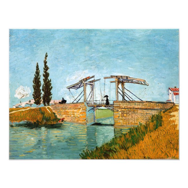 Vincent van Gogh - Langlois Bridge at Arles #3 Photo Print (Front)