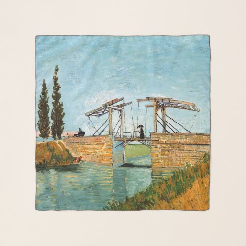 Vincent van Gogh _ Langlois Bridge at Arles 3 Scarf