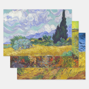 Vincent Van Gogh - Lanscapes Selection Wrapping Paper Sheets