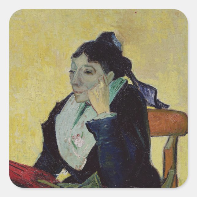 Vincent van Gogh | L'Arlesienne  1888 Square Sticker (Front)