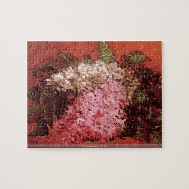 Vincent van Gogh - Lilacs puzzzle Jigsaw Puzzle (Horizontal)