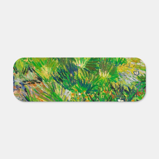 Vincent Van Gogh "Long Grass with Butterflies" Metal Sign (Front)