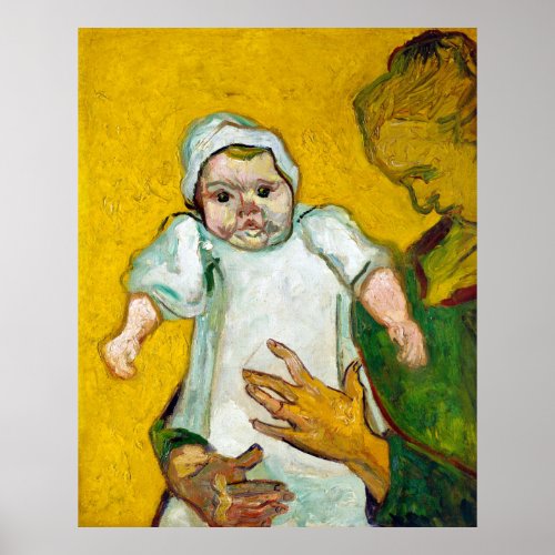 Vincent van Gogh Madame Roulin and Her Baby Poster