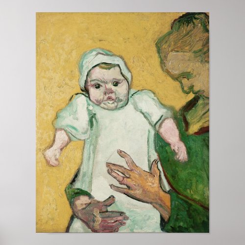 Vincent van Gogh  Madame Roulin and her baby Poster