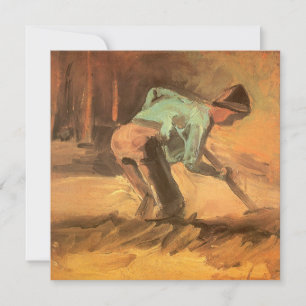 Vincent van Gogh - Man Stooping w Stick or Spade