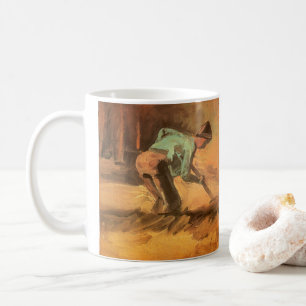 Vincent van Gogh - Man Stooping w Stick or Spade Coffee Mug