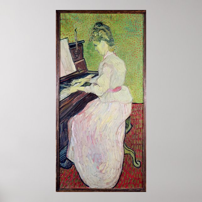 Vincent van Gogh | Marguerite Gachet at the Piano Poster (Front)
