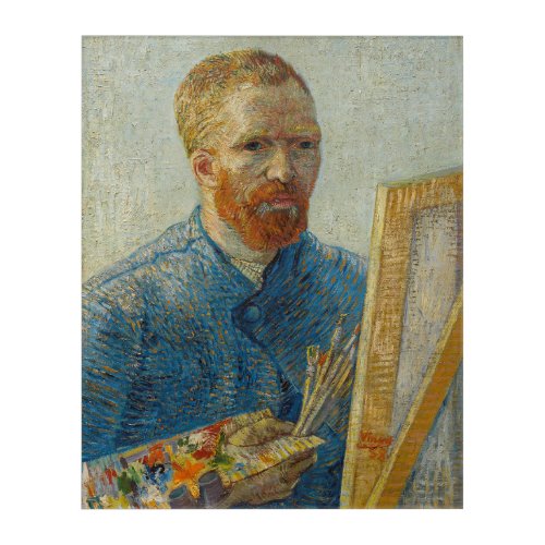 Vincent Van Gogh Master Artisan Self Portrait Acrylic Print