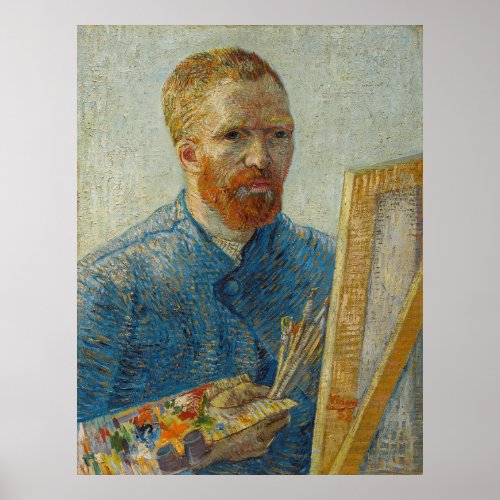 Vincent Van Gogh Master Artisan Self Portrait Poster