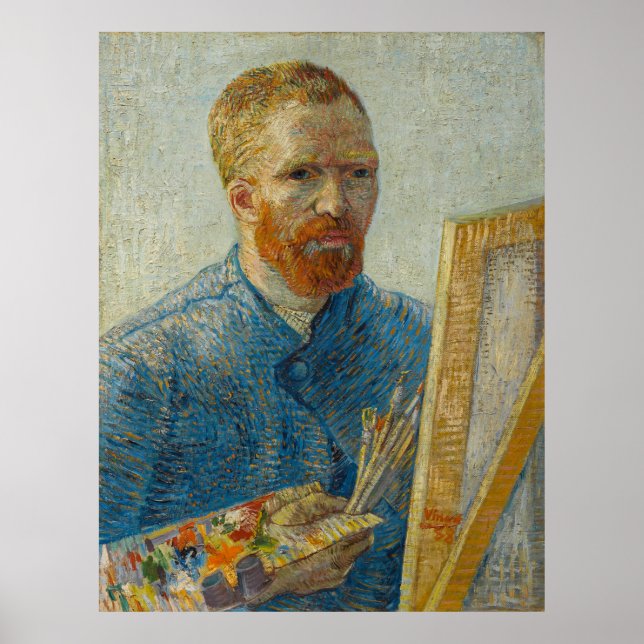 Vincent Van Gogh Master Artisan Self Portrait Poster (Front)