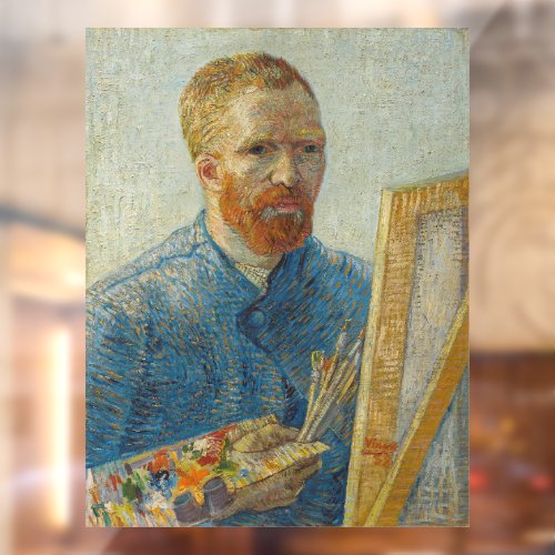 Vincent Van Gogh Master Artisan Self Portrait Window Cling