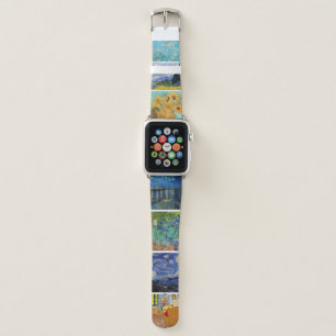 Vincent Van Gogh - Masterpieces Grid Apple Watch Band