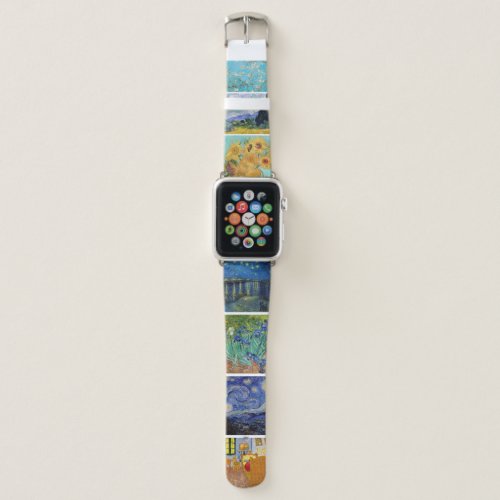 Vincent Van Gogh _ Masterpieces Grid Apple Watch Band