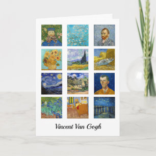 Vincent Van Gogh - Masterpieces Grid Card