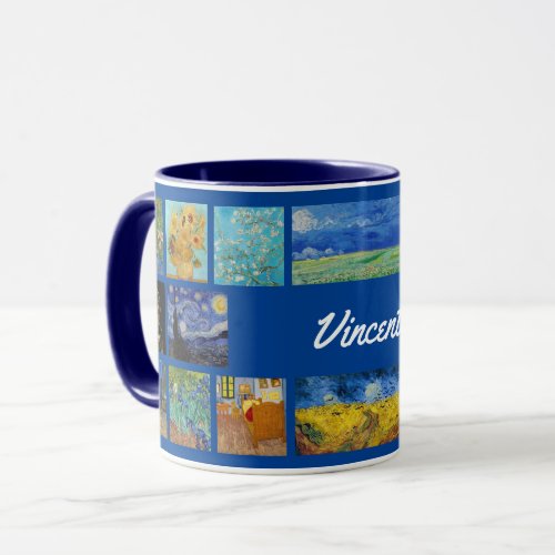 Vincent Van Gogh _ Masterpieces Grid Mug