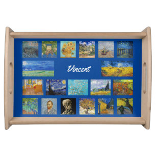 Vincent Van Gogh - Masterpieces Grid Serving Tray