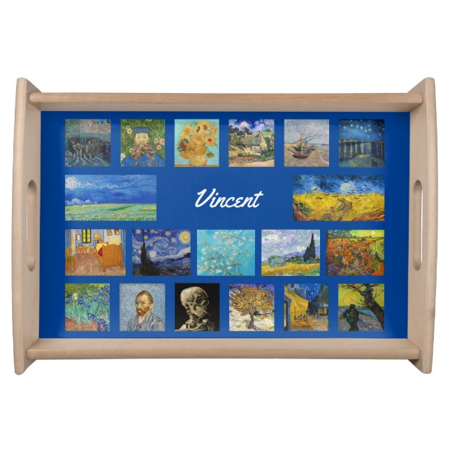 Vincent Van Gogh - Masterpieces Grid Serving Tray (Front)
