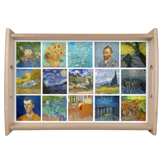 Vincent Van Gogh - Masterpieces Grid Serving Tray (Front)